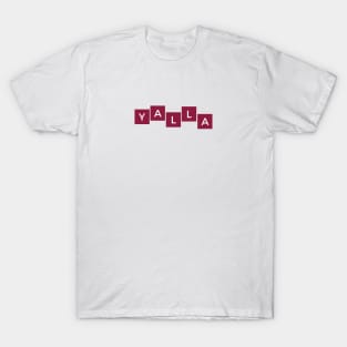 yalla - box maroon red T-Shirt